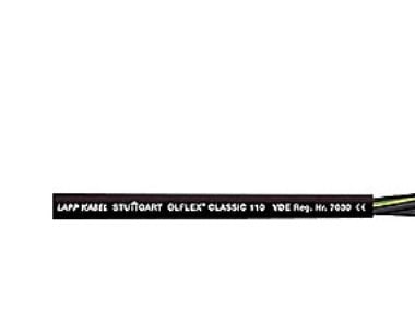 ÖLFLEX CLASSIC 110 BK 3G0,75 ström- och styrkabel svart 500 m för kapning