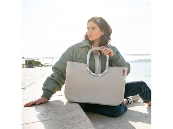 Reisenthel loopshopper L, Handlenett, Sand, Monokromatisk, 25 l, 460 mm, 250 mm