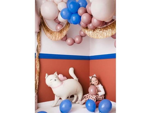 PartyDeco FB234, Dyr, Folie, Beige, Rosa, Mønster, Bursdag, Universell