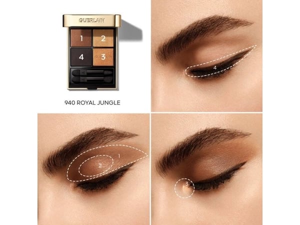 Guerlain Ombres G øyenskygge quad Multi-Effect - - 6 g