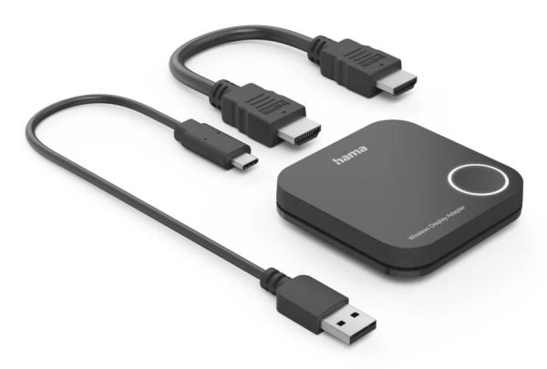 Hama 00200358, Skrivbord, HDMI, Wi-Fi, 802.11a, Wi-Fi 4 (802.11n), Wi-Fi 5 (802.11ac), USB Type-C, 1920 x 1080 pixlar