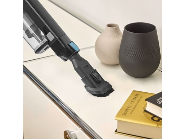 Severin HV 7151, Støvsuger med stang, Uten pose, Sort, Blå, Sølv, Rektangulær, Plast, Tørr