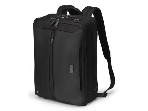 DICOTA Top Traveller Dual FIVE - Notatbok bære ryggsekk/skulderveske - 14" - 16" - svart