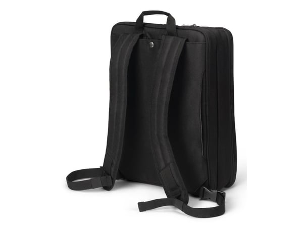DICOTA Top Traveller Dual FIVE - Notatbok bære ryggsekk/skulderveske - 14" - 16" - svart