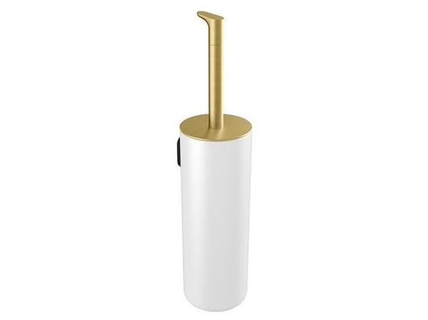 Pressalit Toiletbørste b. - messing/hvid Toiletbørste, børstet messing/hvid