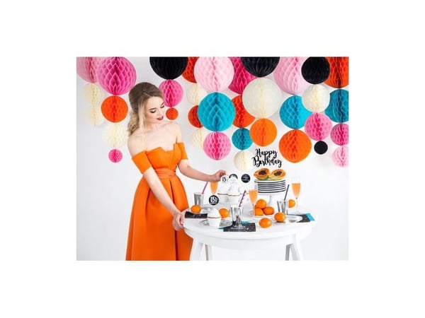 Party Deco Papirservietter, Gratulerer med dagen, sort, 33x33 cm., 20 stk. universal