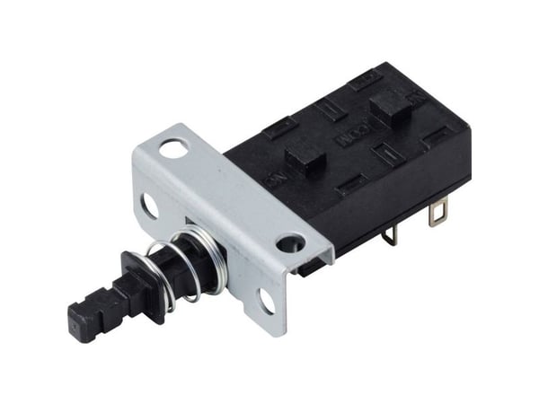 TRU COMPONENTS TC-13599524 huvudströmbrytare 250 V/AC 6 A, 2 x Off/On, klick, 49,4 x 26 x 15 mm, 1 st