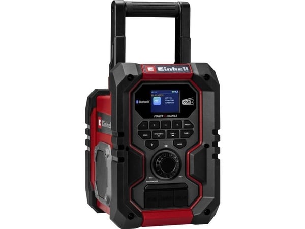 Radijas Einhell TE-CR 18 Li DAB+/FM/BT; 18 V (be akumuliatoriaus ir pakrovėjo) - SOLO Radijas Einhell TE-CR 18 Li DAB+/FM/BT; 18 V (be akumuliatoriaus ir pakrovėjo) - SOLO