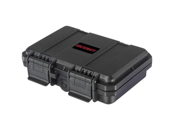 Voltcraft batteri-/akku-koffert 12x 9 V blokk, CR-123A, CR 2, 18350 (L x B x H) 157 x 125,5 x 46 mm (VC-16575275)
