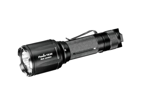 Fenix TK25RED, Lommelykt, Sort, Aluminium, 2 m, IP68, LED