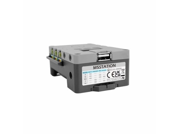 M5Stack K124-B, NB-IoT/Cat-M-modul, M5, M5Stack, Grå, ABS, Polykarbonat (PC), 0 - 60 °C