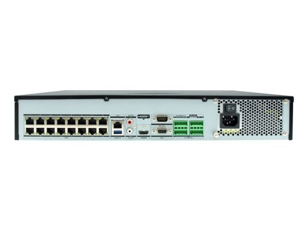 LevelOne NVR-0411, 32 kanaler, 4096 x 2160 piksler, 256 kanaler, 2MP/8 MP/6 MP/5 MP/4 MP/3 MP/1080p/UXGA/720p/VGA/4CIF/DCIF/2CIF/CIF/QC, H.264, H.2...