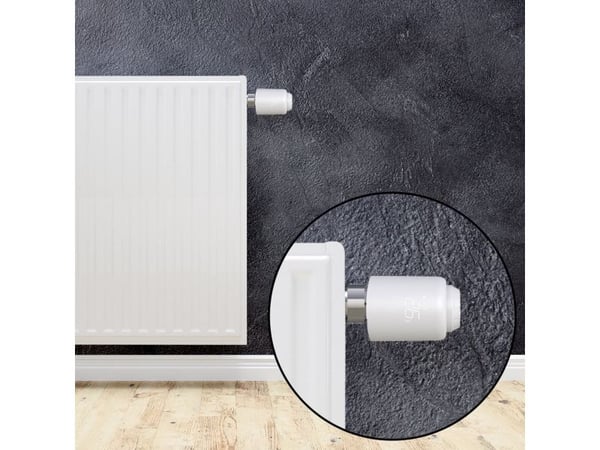 Smart termostatisk radiatorventil med LED WiFi Smart Tellur-ventil. TLL331441