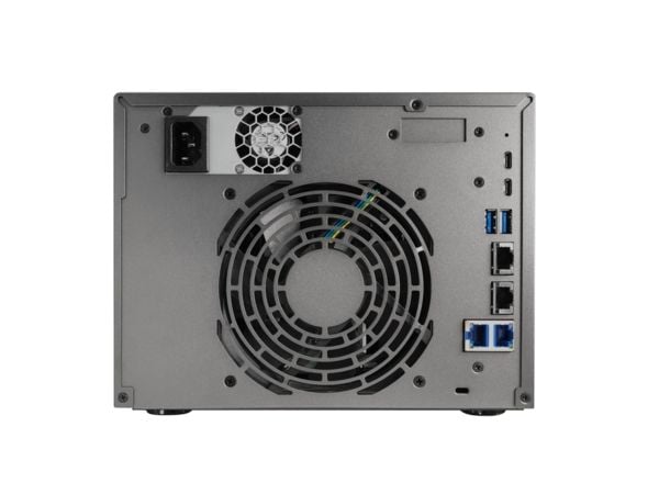 Asustor LOCKERSTOR 6 Gen3 AS6806T 6-bay filserver, AMD Ryzen V3C14 Fire kjerner 2,3GHz, 16G ECC DDR5, 4x M.2 PCIe (NVMe), 2x 10 GbE, 2x 5 GbE,