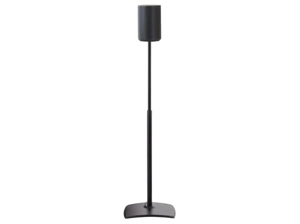 Sanus WSSE1A1-B2 - Stativ - for høyttaler(e) - høydejusterbar - ekstrudert aluminium, stål - svart - plassering på gulv - for Sonos Era 100