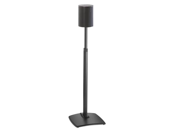 Sanus WSSE1A1-B2 - Stativ - for høyttaler(e) - høydejusterbar - ekstrudert aluminium, stål - svart - plassering på gulv - for Sonos Era 100