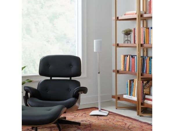 Sanus WSSE1A1 - Stativ - for høyttaler(e) - ekstrudert aluminium - hvit - plassering på gulv - for Sonos Era 100