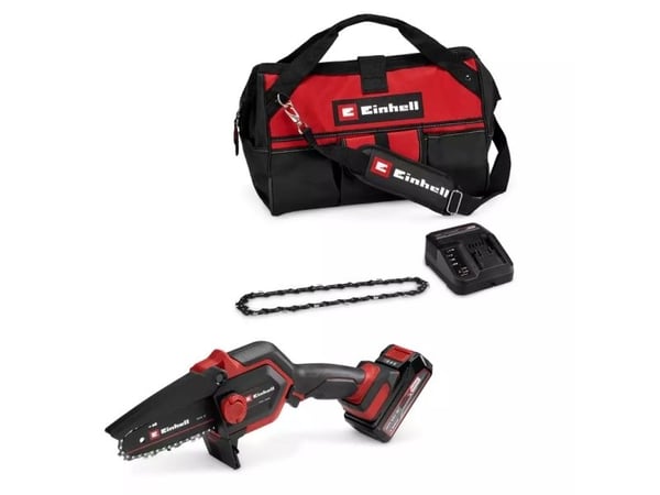 Einhell GE-PS 18/15 Li, Børsteløs, 12,5 cm, 4,8 m/s, 2,8 cm, Rød, Batteri