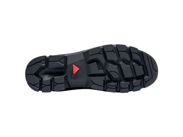 Uvex 2 MACSOLE, Unisex, Voksen, Vernesko, Sort, Oransje, EN, ESD, FO, HI, HRO, S1P, S3, SRC, Hurtigsnører