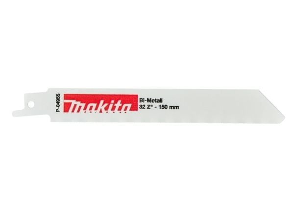 Makita P-04955, Sabelsagblad, Metall, Bimetall, Hvit, 13 cm, 0,7 mm