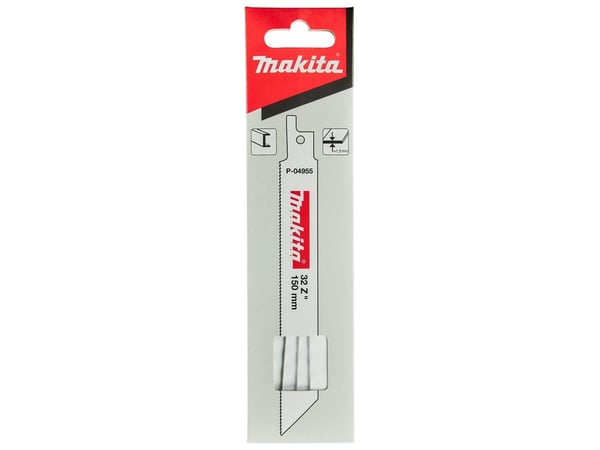 Makita P-04955, Sabelsagblad, Metall, Bimetall, Hvit, 13 cm, 0,7 mm