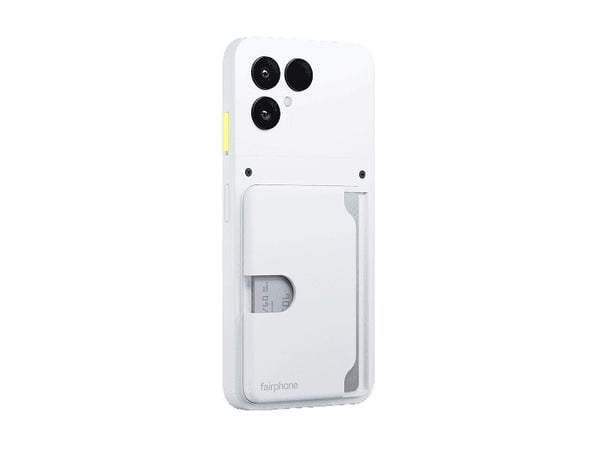 Fairphone - bakdeksel til mobiltelefon - hvit sky - for Fairphone (Gen. 6)