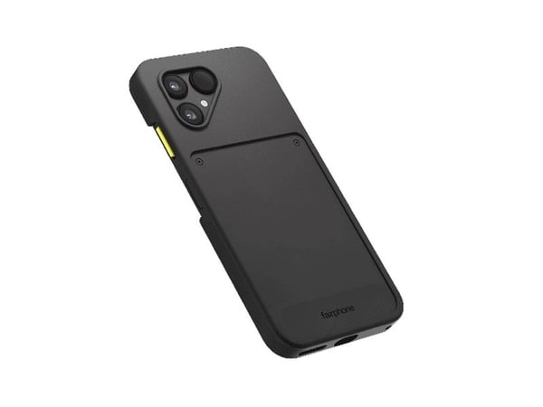 Fairphone - Baksidedeksel for mobiltelefon - plastikk - horizon svart - for Fairphone (Gen. 6)