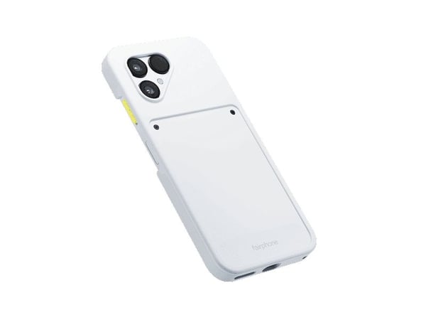 Fairphone - Baksidedeksel for mobiltelefon - plastikk - skyhvit - for Fairphone (Gen. 6)
