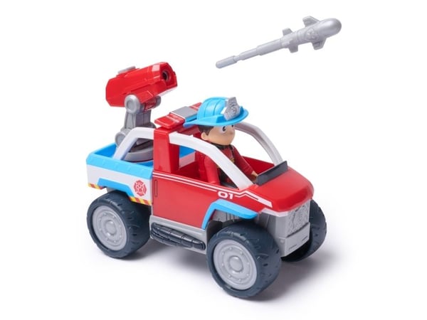 PAW Patrol PAW VHC Fire Rsc Lrg Vhcl Ryder WLMX GML, Bil, 3 år, Plast, Flerfarget