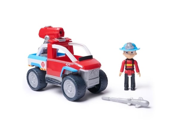 PAW Patrol PAW VHC Fire Rsc Lrg Vhcl Ryder WLMX GML, Bil, 3 år, Plast, Flerfarget