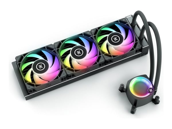 EkWaterBlocks EK-Nucleus AIO CR360 Lux D-RGB - Kylsystem med vätska till processorn - Elementstorlek: 360 mm - (för: LGA1150, LGA1151, LGA1155, LGA...