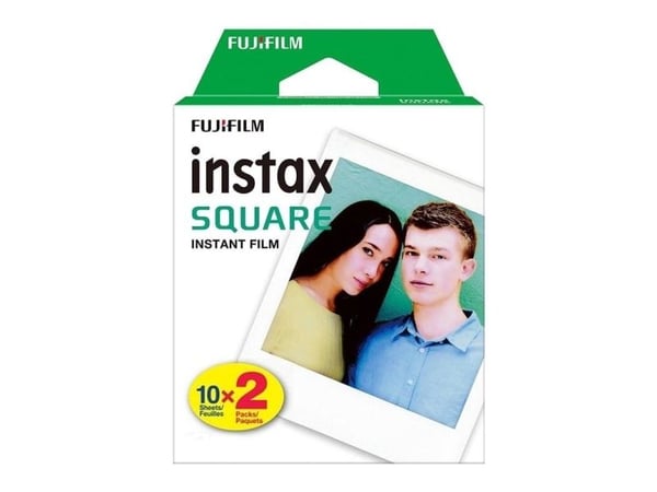Fujifilm øyeblikkelige fotoplater instax SQUARE GLOSSY (2x10pl) (4547410370003)