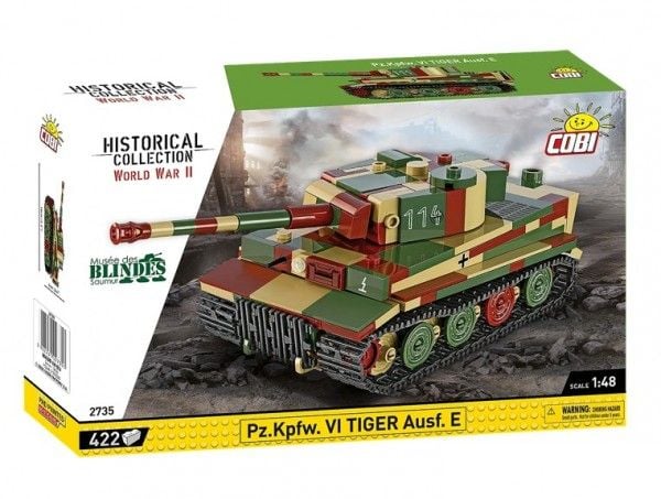 COBI Pz.Kpfw. VI Tiger Ausf. E byggsats, skala 1:48