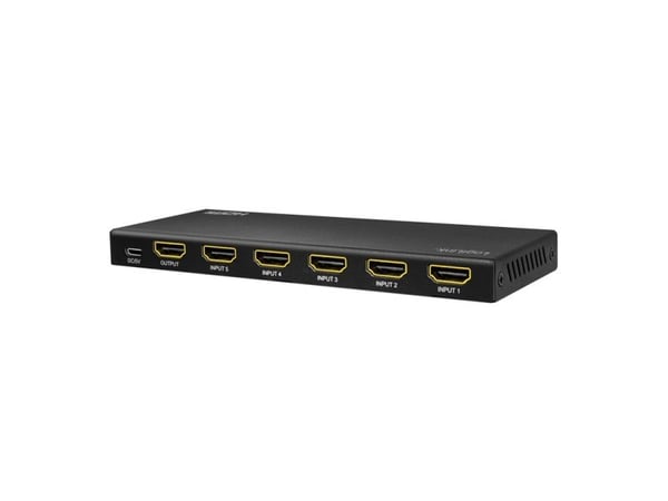 LogiLink HD0060, HDMI, Micro USB Typ-B, Metall, Sort, 480i, 480p, 576i, 576p, 720p, 1080i, 1080p, 2160p, 6 Gbit/sek.