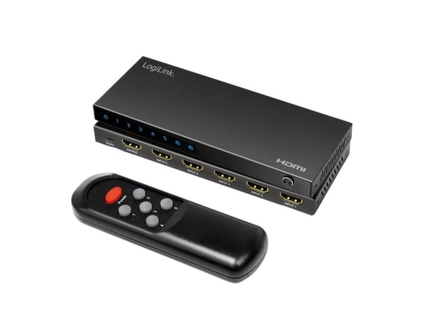 LogiLink HD0060, HDMI, Micro USB Typ-B, Metall, Sort, 480i, 480p, 576i, 576p, 720p, 1080i, 1080p, 2160p, 6 Gbit/sek.