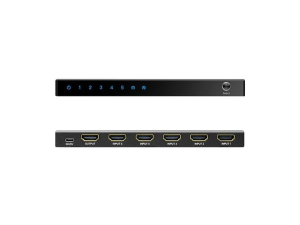 LogiLink HD0060, HDMI, Micro USB Typ-B, Metall, Sort, 480i, 480p, 576i, 576p, 720p, 1080i, 1080p, 2160p, 6 Gbit/sek.