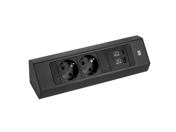 BACHMANN CASIA 2 2xCEE7/3 1xUSB A/C 22W (932.102)