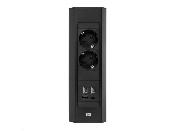 BACHMANN CASIA 2 2xCEE7/3 1xUSB A/C 22W (932.102)