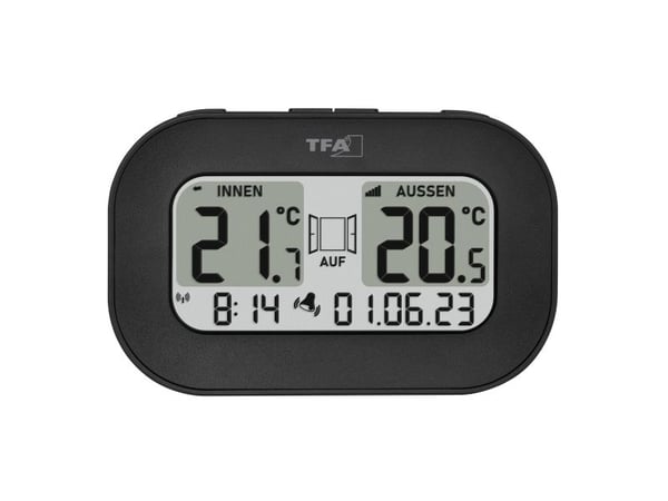 TFA-Dostmann 30.3046.01, Elektronisk miljøtermometer, Inne/Ute, °C, -40 - 60 °C, Digitalt, Sort