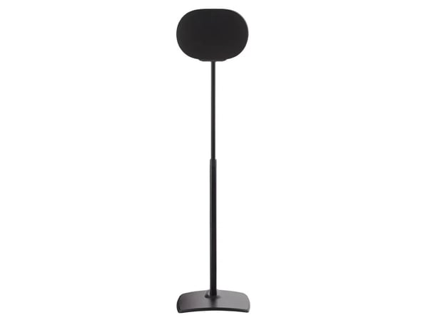 Sanus WSSE3A1-B2 - Stativ - for høyttaler(e) - høydejusterbar - ekstrudert aluminium, stål - svart - plassering på gulv - for Sonos Era 300