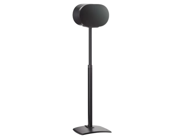 Sanus WSSE3A1-B2 - Stativ - for høyttaler(e) - høydejusterbar - ekstrudert aluminium, stål - svart - plassering på gulv - for Sonos Era 300