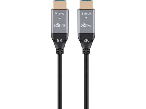 Goobay 76276, 30 m, HDMI Type A (Standard), HDMI Type A (Standard), 3D, 48 Gbit/sek, Svart