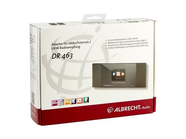 Albrecht DR 463 internett-, DAB+ og FM-radioadapter