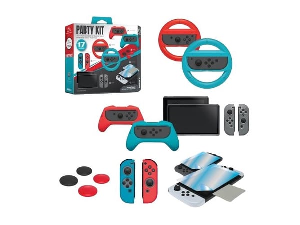 Hyperkin Armor3, Touchscreen gaming controls, Nintendo Switch, Nintendo Switch OLED, Wireless, Multicolour, 72 mm, 317 mm