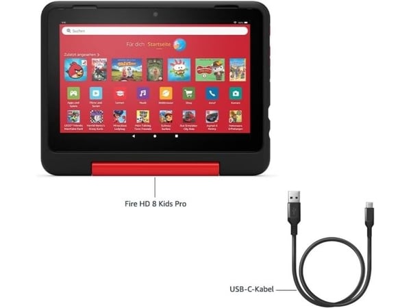 Amazon Fire HD 8 Kids Pro - 12. generasjon - tablet - 32 GB - 8" IPS (1280 x 800) - microSD-spor - Disney Avengers