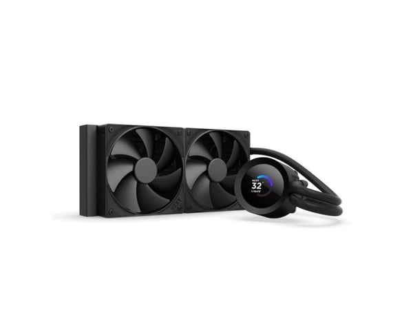 NZXT Kraken Plus 240, Alt-i-ett væskekjøler, 12 cm, Sort