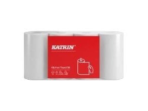 Hushållspapper Katrin 2-lagers Ø10.6 cm L26.6 m x B21.2 cm Svanenmärkt Mix vit, 7 pk x 4 rullar/kart (28 st.)