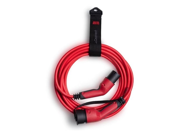 DEFA eConnect Type 2 latauskaapeli sähköautoille - 13,8 kW - 7,5 metriä