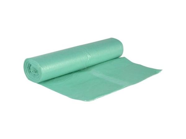Madaffaldspose, ABENA, 50 l, grøn, LDPE/genanvendt - (12 stk.)