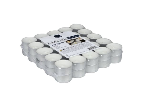Fyrfadslys, Emotion, Ø3,9cm, hvid, 6 timer - (12 stk.)